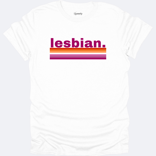 Lesbian + Flag Tee