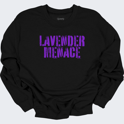 Lavender Menace Crewneck Sweatshirt