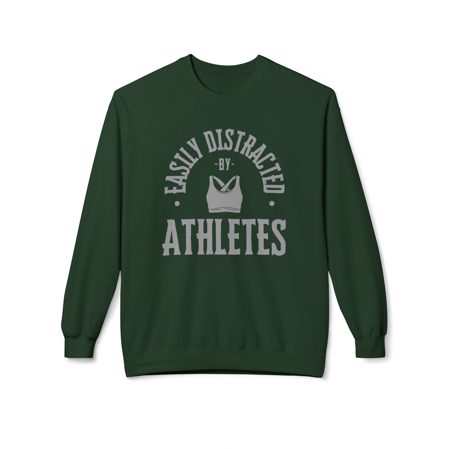 Easily Distracted by Athletes Crewneck Sweatshirt