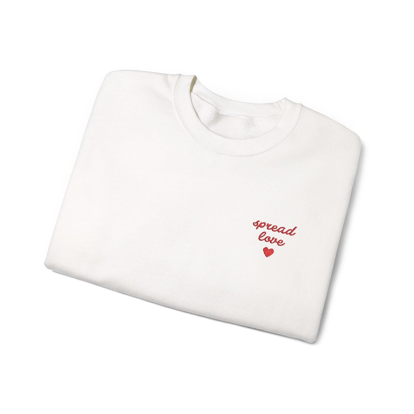 Spread Love Embroidered Crewneck