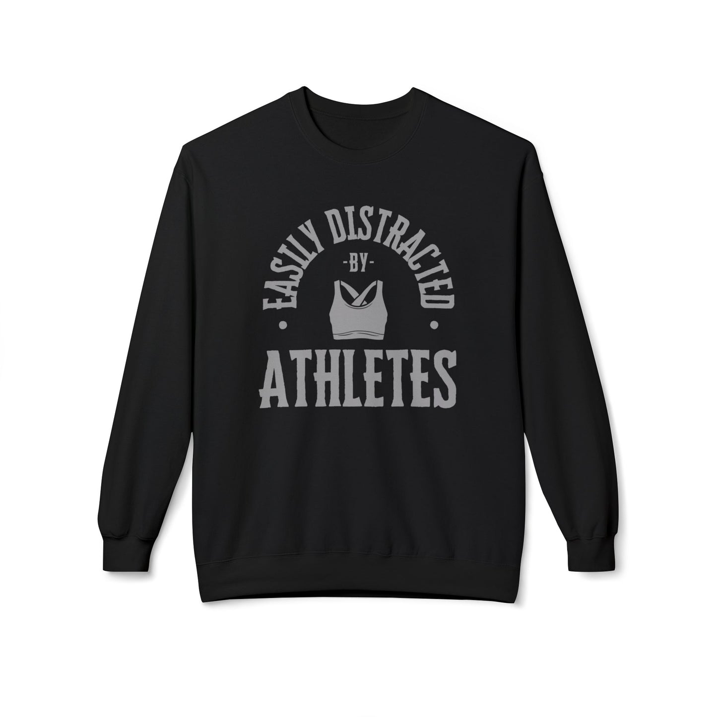 Easily Distracted by Athletes Crewneck Sweatshirt